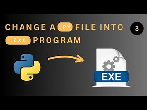 Change a .py File into a .exe Program