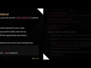 How to Append Items to an Array of Objects in Python with NumPy