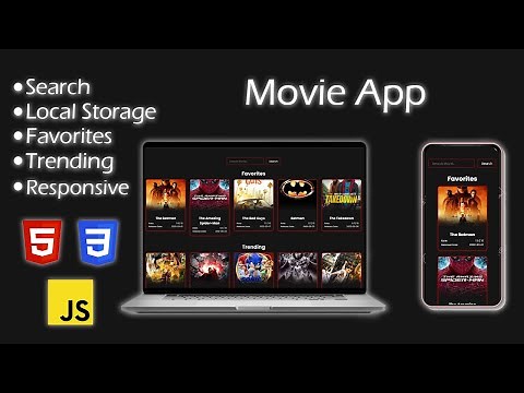 Build an Awesome Movie App with HTML, CSS and JavaScript - TMDB API