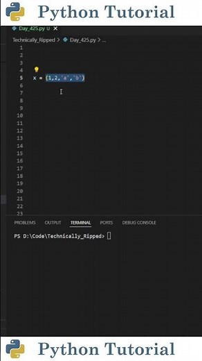 Creating Tuples In Python | Python Tutorial