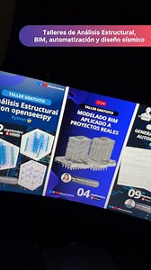 Próximos Talleres y Webinars gratuitos de Análisis estructural con Python, BIM para proyectos estructurales, Reportes automáticos en Latex-Python, Introducción a los dispositivos SLB, Diseño y detallado manual de vigas #ingenieríaestructural #Python #BIM #diseñoestructural | Structural Tech