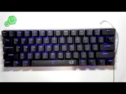 Redragon K605 Alien – How Bright is the RGB Backlight
