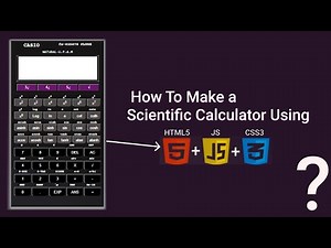 How To Make a Scientific Calculator Using HTML5 CSS3 & Javascript ? #HTML5 #CSS3