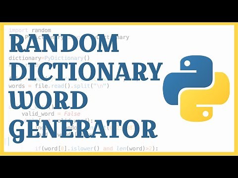 Vocabulary Word Generator with Python