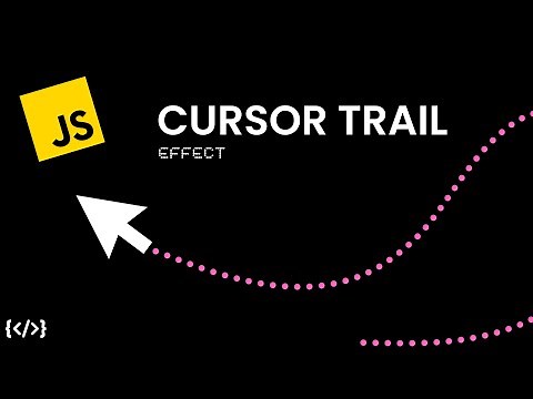 Cursor Trail Effect using JavaScript | Mouse Events