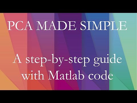 Calculating Principal component analysis (PCA), step by step using a simple dataset.