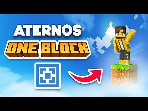 ✅ How to Make a ONEBLOCK SKYBLOCK Server in Minecraft ATERNOS FREE