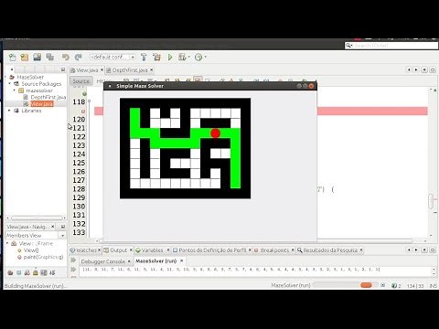 Java Coding from scratch - Let's code a very simple maze solver (depth first search algorithm)