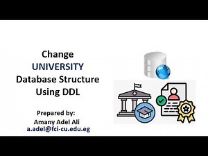 DDL Practical Examples | Change UNIVERSITY Database Structure | SQL Server Management Studio (SSMS)
