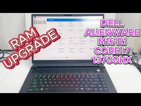 DELL ALIENWARE M16 R1 I7-13700HX RAM UPGRADE