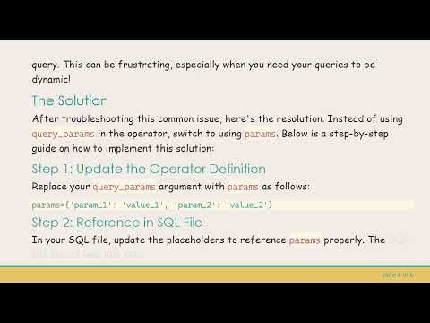 Passing query_params into SQL files using Airflow Jinja Templating