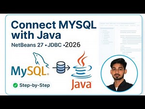 How to Connect MySQL 8.0.43 Database with NetBeans 27 | Step-by-Step JDBC Tutorial (2025)
