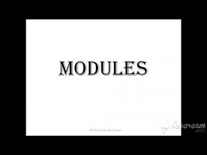 Python Module Part 1: What is Module and Different Functions in math module.