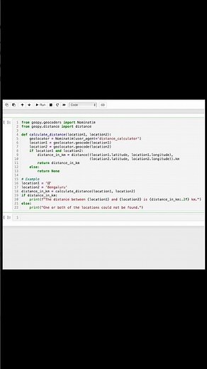 How to Calculate Distances between Locations using Geopy in Python | Python Tutorials