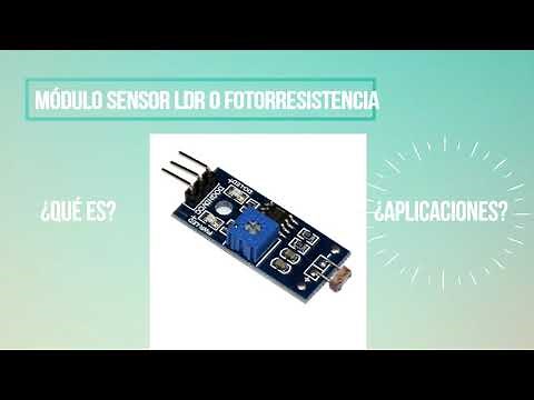 Funcionamiento de un sensor de luminosidad LDR con Arduino