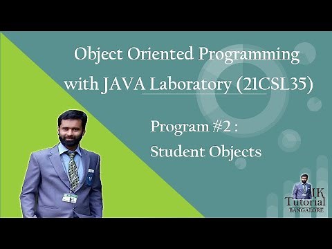 Student details program in java | Program#2 | VTU 3rd Sem Object Oriented with Java Lab | 21CSL35
