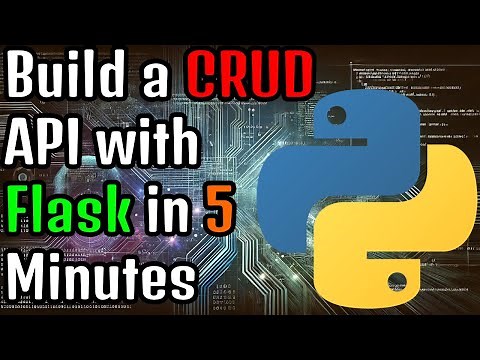 Build a CRUD API with Flask in 5 Minutes Quick Python Backend Tutorial