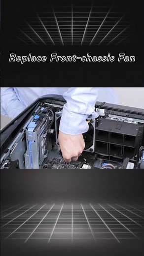 Alienware Aurora R13 R14 disassembly - How to replace the front chassis fan - Part 2 of 2