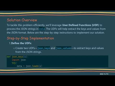 Extracting Keys and Values from JSON Strings in PySpark DataFrames
