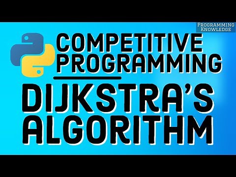 Competitive Programming with Python | Dijkstra's algorithm for Weighted Directed Graph