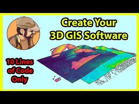 Visualize digital elevation models in 3D using python (make your own 3D GIS software)