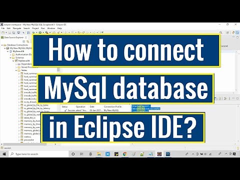How to connect MySQL Database in Eclipse IDE?