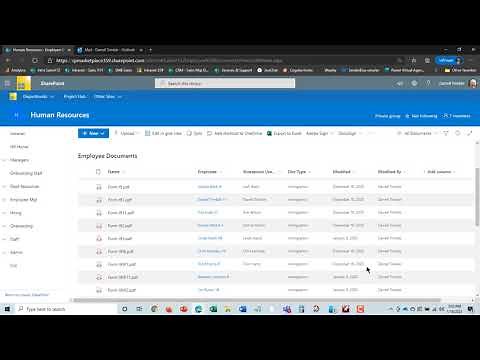 SP HR Employee Management on SharePoint / Microsoft Teams
