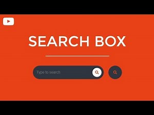 Awesome CSS Search Box Using Only HTML & CSS