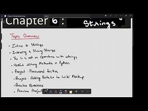 Introduction to Python Programming | Ch 6 : Strings| From Automate the Boring Stuff with Python