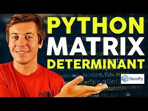 How to Compute the Determinant of a Matrix in Python (Beginner Friendly)