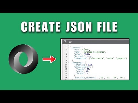 How To Make A JSON File 2026
