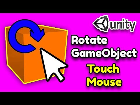 Unity 3D Tutorial || Rotate GameObject With Mouse/Touch