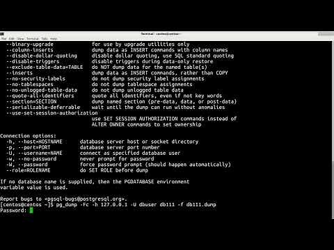 postgresql - how to backup and restore database