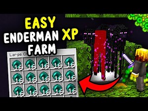 EASIEST ENDERMAN XP Farm Minecraft 1.21+! (Java & Bedrock)