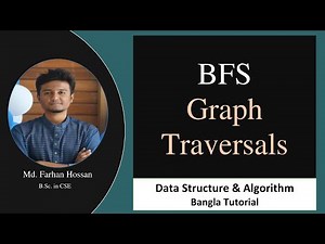 BFS Graph Traversals | Breadth First Search | Data Structure | Bangla Tutorial