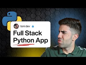 Full Stack Python App in Minutes (from 0)