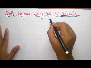 8051 Simple programs | Part-1/2 | ES | Embedded Systems | Lec-06 | Bhanu Priya