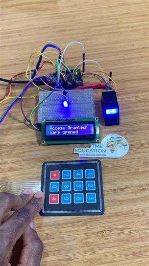 DIY Safe with Arduino Mega Pro Mini using AS608Fingerprint Scanner