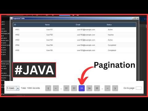 Java - How to Create Table Pagination in Java Netbeans Step by Step - [ With Source Code ]