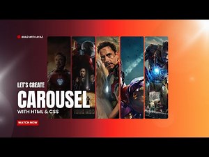 Create a Stunning Carousel with HTML & CSS | Step-by-Step Tutorial