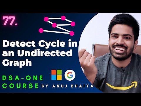Detect Cycle in Undirected Graph | Using DFS | Cycle detection in Graph | DSA-One Course #77