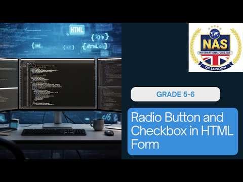 Radio Buttons & Checkbox Explained | HTML Forms Lecture for Beginners | Web Development Basics 💻