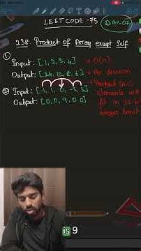 Day 07 of Leetcode75: Product of Array except Self - Part 1