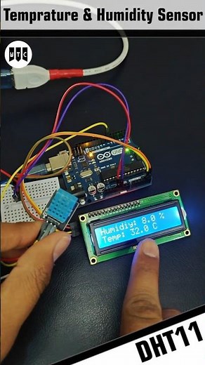 How I Made DIY Temperature & Humidity Monitor 📟 | Arduino + DHT11 Sensor #dht11 #humidity #summer