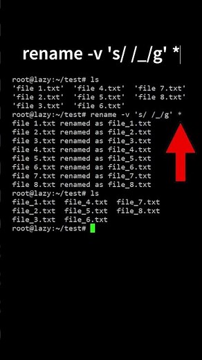 I rename multiple files in #Linux using this command