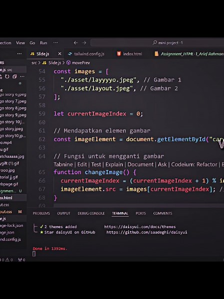 Belajar Tailwind dan JavaScript untuk Pemula
