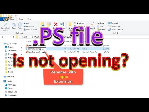 How To Open .PS (Postscript) file