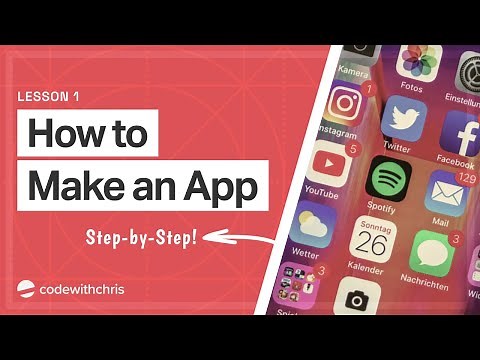 How to Make an App for Beginners (2020) - Lesson 1