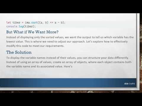 How to Display Variable Names Instead of Values in JavaScript
