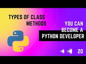 #20 Types of class methods | Python Tutorial Series | in Tamil | EMC Academy